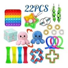 Brinquedo 22pop It Squishy Anti-infinito Cubo Fidget