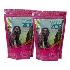 Ração Megazoo Extrusada Primatas Onívoros P25 600g ( Com 2)