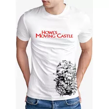 Playera Cine Anime Studio Ghibli Castillo Vagabundo Howls 