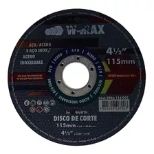 Disco De Corte Metal Wurth 4 1/2 W Max
