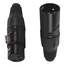 10 Pares Conector Canon Xlr Hembra - Macho