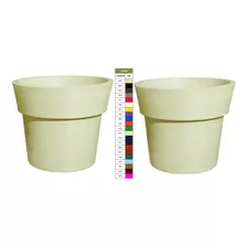 Kit 2 Vasos Plantas Frutífera Grande 60x71 Ibiza Polietileno