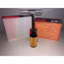 Kit 3 Filtros Chevrolet Tracker Wega Aceite Aire Habitaculo