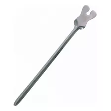 Tentacanula 15cm Sonda Acanelada Guiar Bisturi Aço Inox