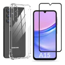 Capa Capinha Case + Película 3d Para Samsung Galaxy A15 6.5 