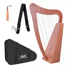 Harp, Aklot - Arpa De Caoba De 15 Cuerdas De 22 Pulgadas De