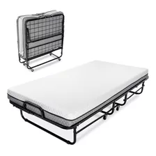 Cama Plegable De Acero 1 Plaza $139 Incluye Colchon 