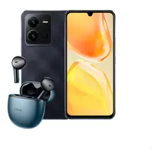 Vivo V25 Black Diamond + AirPods Blancos 