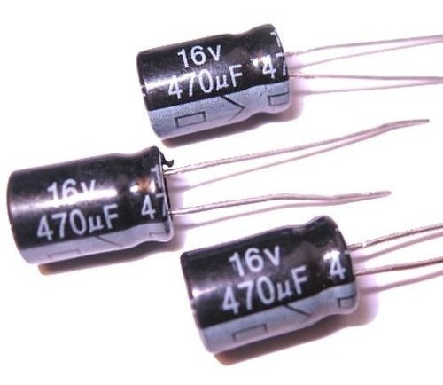 Pack De 50 Condensadores Electrolíticos 470uf 16v 105°c