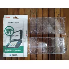 Kit Capa Case Acrílica P/ New Nintendo 2ds Xl + Película