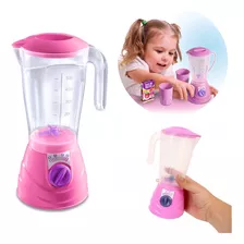 Liquidificador Brinquedo Infantil Cozinha Chef Kids Cor Rosa