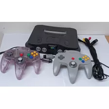 Nintendo 64 N64 + 2 Controles + Jumper Pack + Adaptador 110v