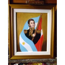 General José De San Martín - Pintura Al Óleo (sedamanos Art)