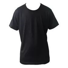 10 Camiseta Para Sublimação Camisa Preta Blusa Atacado