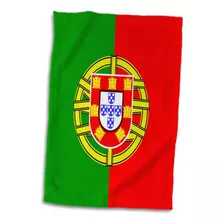 Toalla De 3d Rose Modern Portugal Flag, 15 X 22 , Mul...