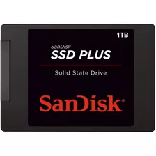 Disco Ssd Sandisk 1tb Plus 2.5 Sata Sdssda-1t00-g26 Color Negro