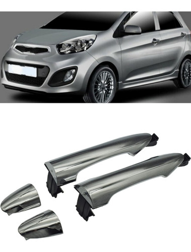 Manija Puerta Exterior Kia Picanto 2011-2016 Importada  Foto 2