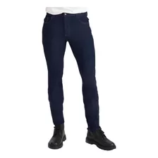 Jeans Masculina Max Denim Slim Básica Azul Escuro