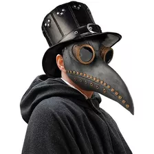 Steampunk Plague Doctor Pak Máscara Accesorios De Halloween