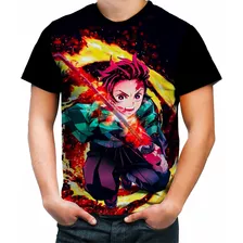 Camiseta Demon Slayer, Kimetsu No Yaiba Tanjiro Nezuko Hd 8