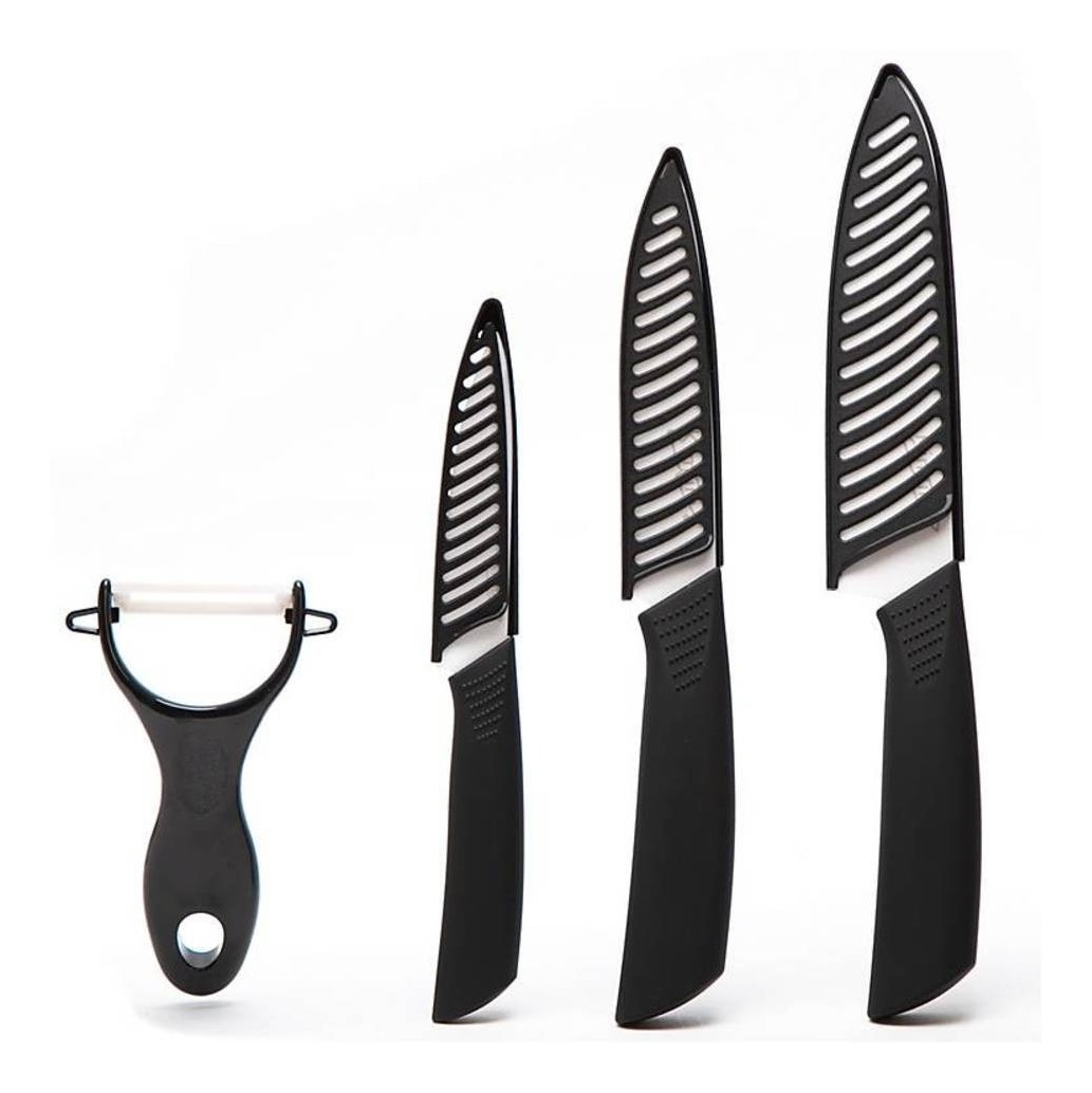 Cuchillos Set De 3 + Pela Papas Cerámica Kimura Exc Calidad - Avisos en  Hogar, Muebles y Jardín