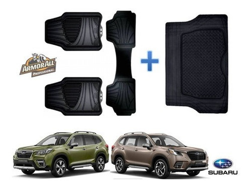 Tapetes Uso Rudo + Cajuela Subaru Forester 2019 A 2023 Armor Foto 2