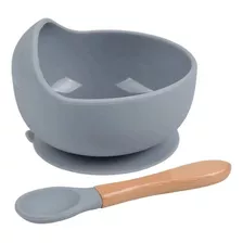 Bowl De Silicona Con Cuchara 