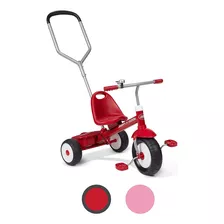 Radio Flyer Deluxe Steer & Stroll Trike, Sencillo, Rojo, Ro. Color Rojo