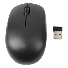 Rechargeable Wireless Mouse Usb + 2.4 Wireless Negro