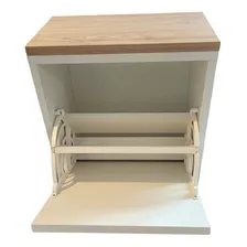 Mueble Zapatero Botinero Banco Melamina Moderno Chico