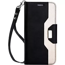 Carcasa Tipo Billetera Procase P/galaxy S8 C/soporte, Negro