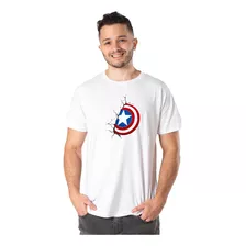 Remeras Hombre Capitán América Marvel |de Hoy No Pasa| 7