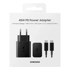 Carregador Samsung Original 45w P/ Tablet Galaxy Tab S9 S9fe