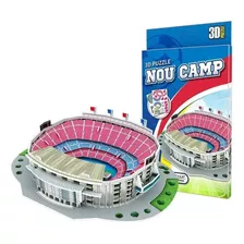 Maquete 3d Montável Mini Estádio Camp Nou Barcelona 