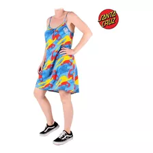 Vestido Santa Cruz Multicolor Primary Mujer Corto