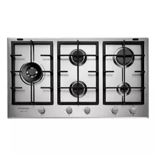 Cooktop A Gás Gourmand 5 Queimadores Inox 90cm Brastemp 220v