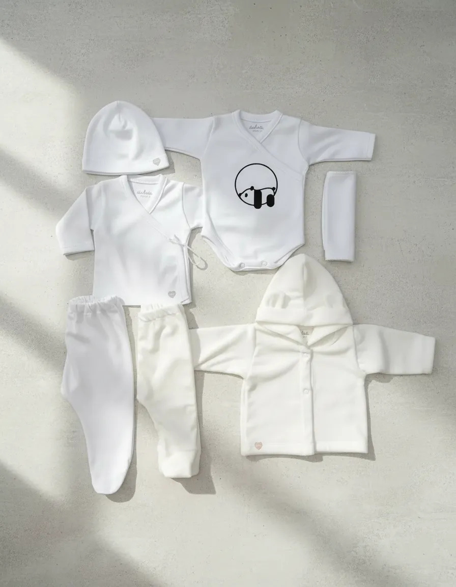 Ajuar Para Recién Nacido Unisex Con Abrigo