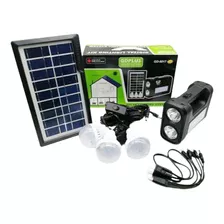 Kit Solar De Emergencia Camping Usb 3 Ampolletas