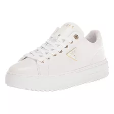 Tenis Guess Original Mujer Comodos Casuales Moda Blanco Logo