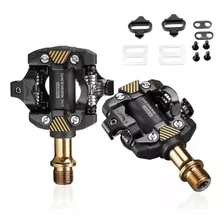 Pedal Clipe Racework M8100 - Modelo Carbon Gold / Black 2024