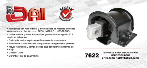 Soporte Transmision C230 Kompressor 2.3l L4 95-00 Foto 2