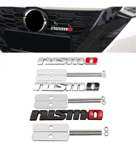 Pegatina 3d Metallic Nismo Badge Para Nissan Tiida Skyline Foto 2