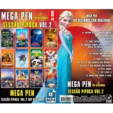 Pen Drives 32gb 24 Top Desenhos Sessão Pipoca Vol 1 E Vol 2