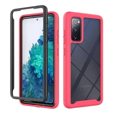 Funda 2 En 1 Uso Rudo Para Modelos Samsung Transparente