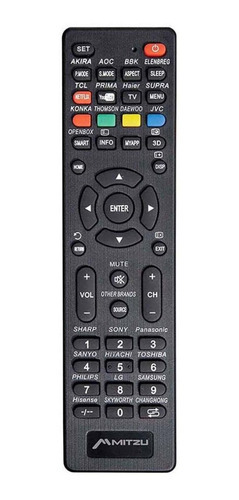 Control Remoto Universal Mitzu Mrc-uni13 Smart Tv Pantallas