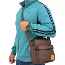 Bolsa Masculina Feminina Soulder Bag Média Pasta Tiracolo