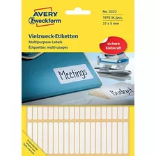 Etiqueta - Avery Zweckform 3322 Multipurpose Labels 37 X 5 M