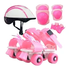 Patines Infantiles Extensibles Artistico Casco Protecciones