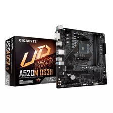 Placa Madre Gigabyte A520m Ds3h Atx Am4 Ryzen Hdmi Dvi-d