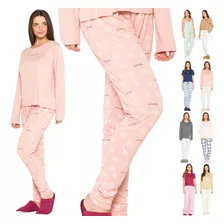 Pijama Feminino Sleepwear Toque Macio P/ Mulheres Elegantes